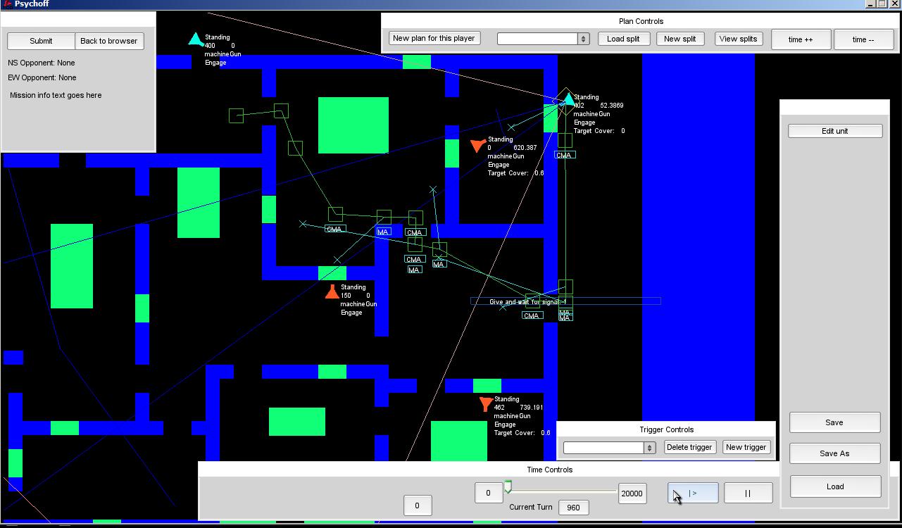 *Wonky Triangle Wars. The look of the gameplay defining prototype by Ian Hardingham.*