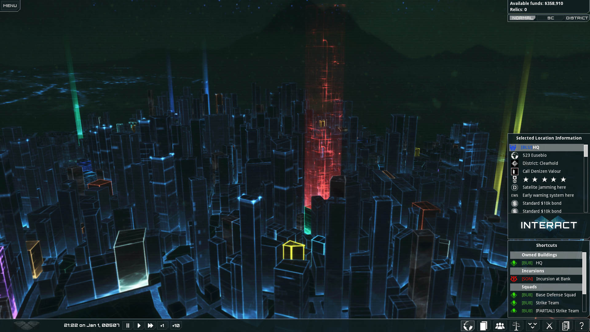 *A view of Markov Geist in game.*